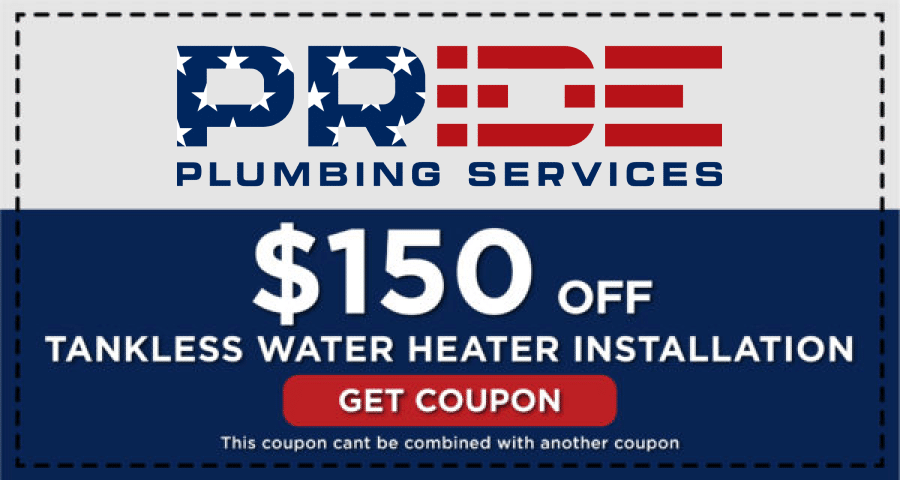 $150 Off Tankless Water Heater Installation coupon