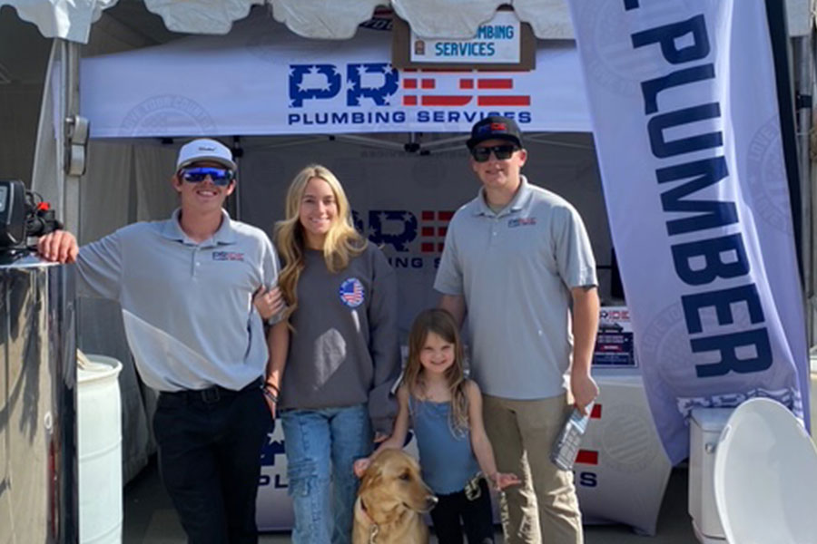 Pride Plumbing team community support
