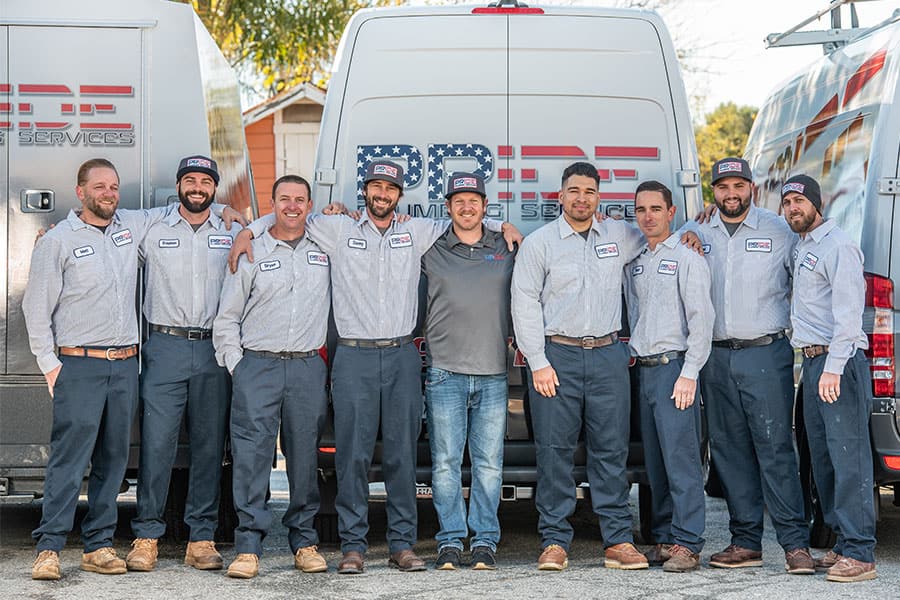 Pride Plumbing team group photo