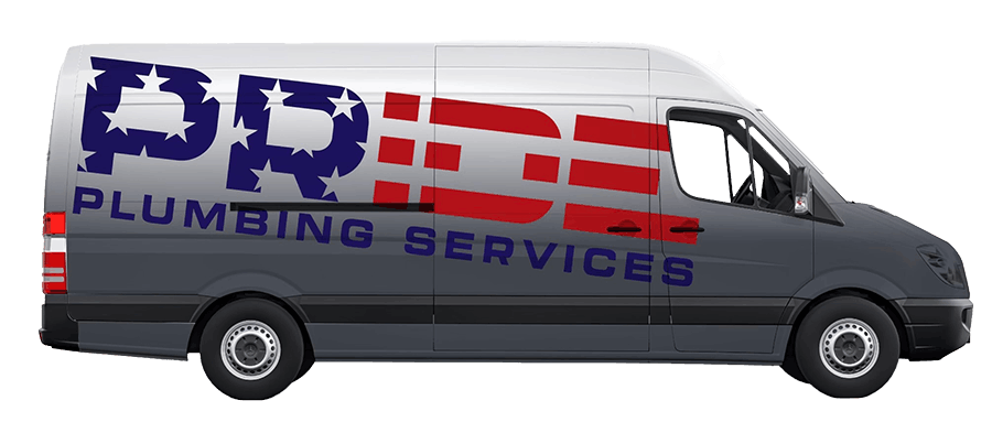 Company service van of Pride Plumbing Services
