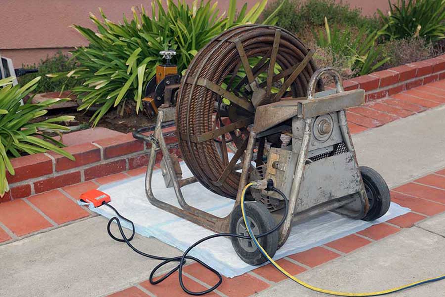 Equipment tools used during drain cleaning